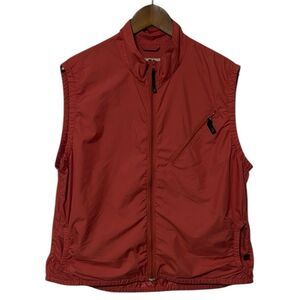 Woolrich Lightweight Windbreaker Jacket Vest Soft Ruby Women's XL Outdoor